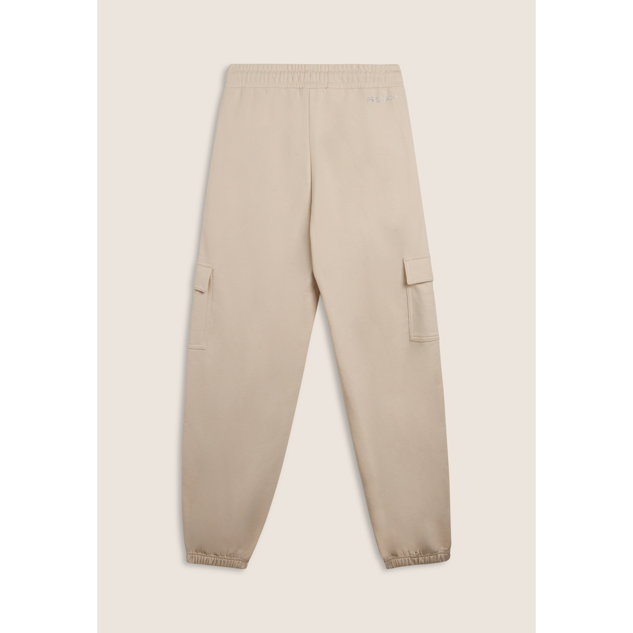 Pantaloni cargo in french terry da donna con grafica Disney