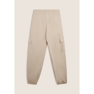 Pantaloni cargo in french terry da donna con grafica Disney