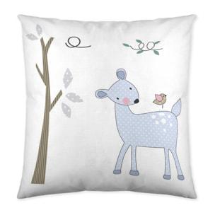 Cool Kids - Funda de Cojín Estampado - Con Cremallera - Sin relleno - 100% Algodón - Clk Forest