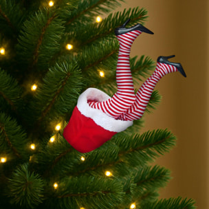 Piernas de elfa decorativas con movimiento 15,5x13x35cm