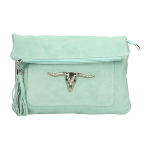 Borsa a tracolla da donna In Vera pelle Made in Italy 28x22x5 cm