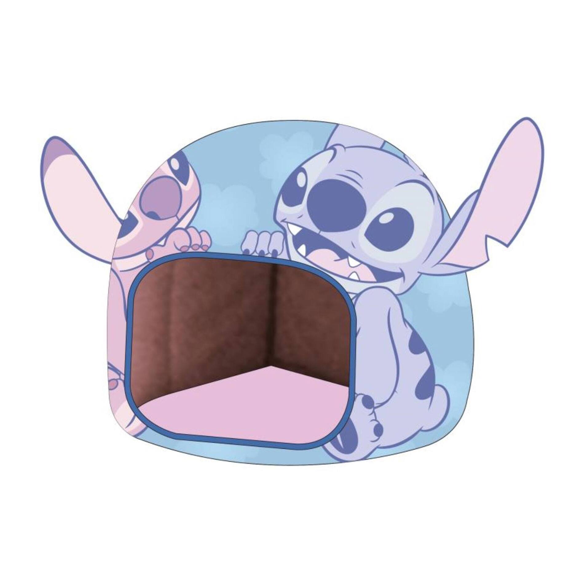 Cueva cama para perros diseño stitch