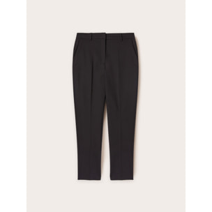 Motivi - Pantalón regular de tejido técnico - Negro