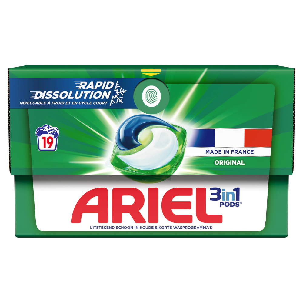 4x19 Pods Original, Lessive En Capsules Ariel