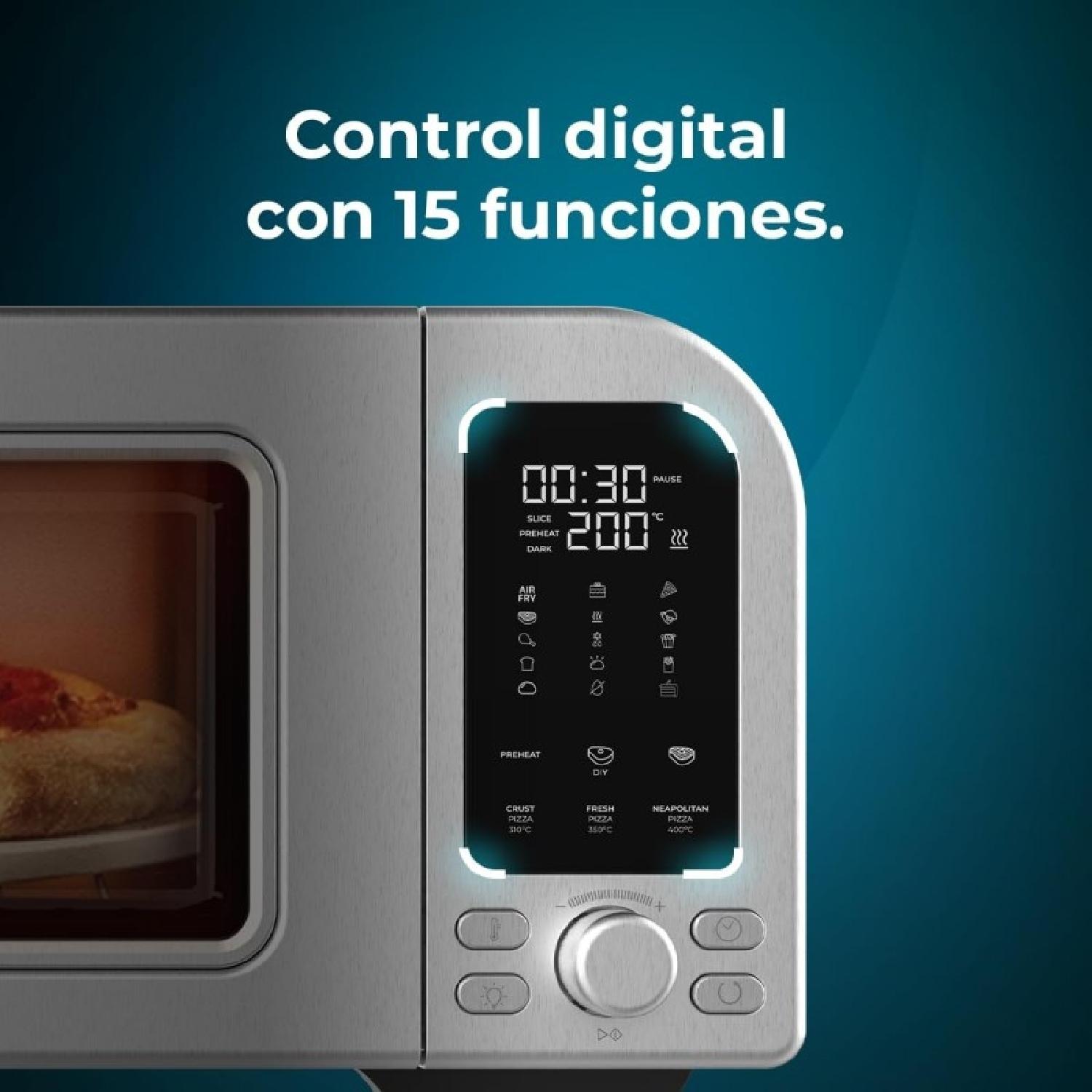 Cecotec Horno El ctrico con Ventana para Pizzas Fun Pizza Co Forno Bravo. 2000W