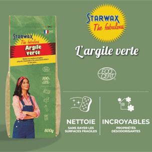 Nettoyant STARWAX Argile vert 800G