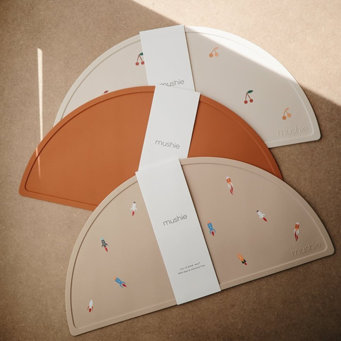 Mushie Mantel Silicona Print