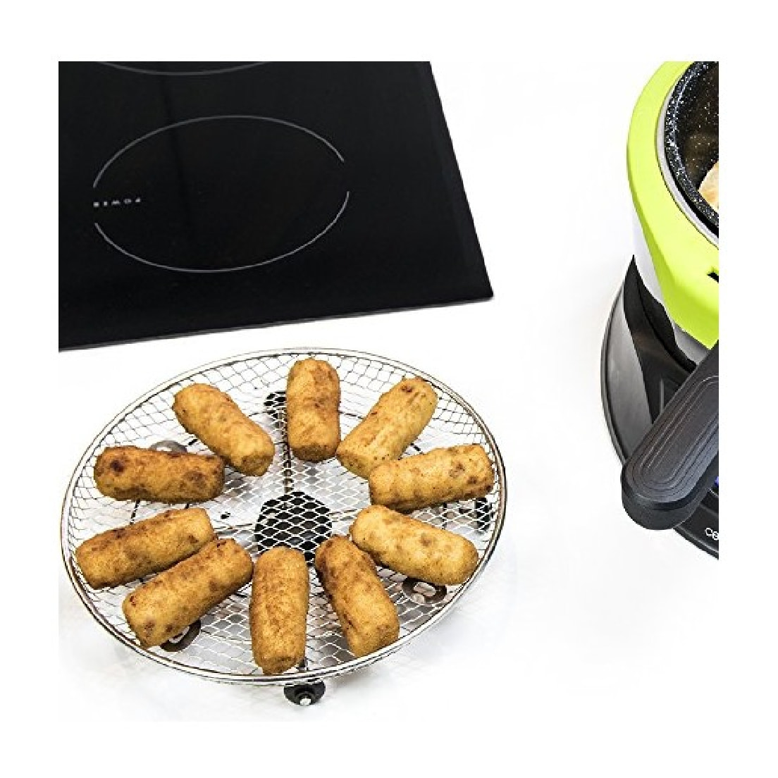 Pack de Accesorios para Snacks y Cubeta Plana TurboCecofry 4D. Especial Snacks y