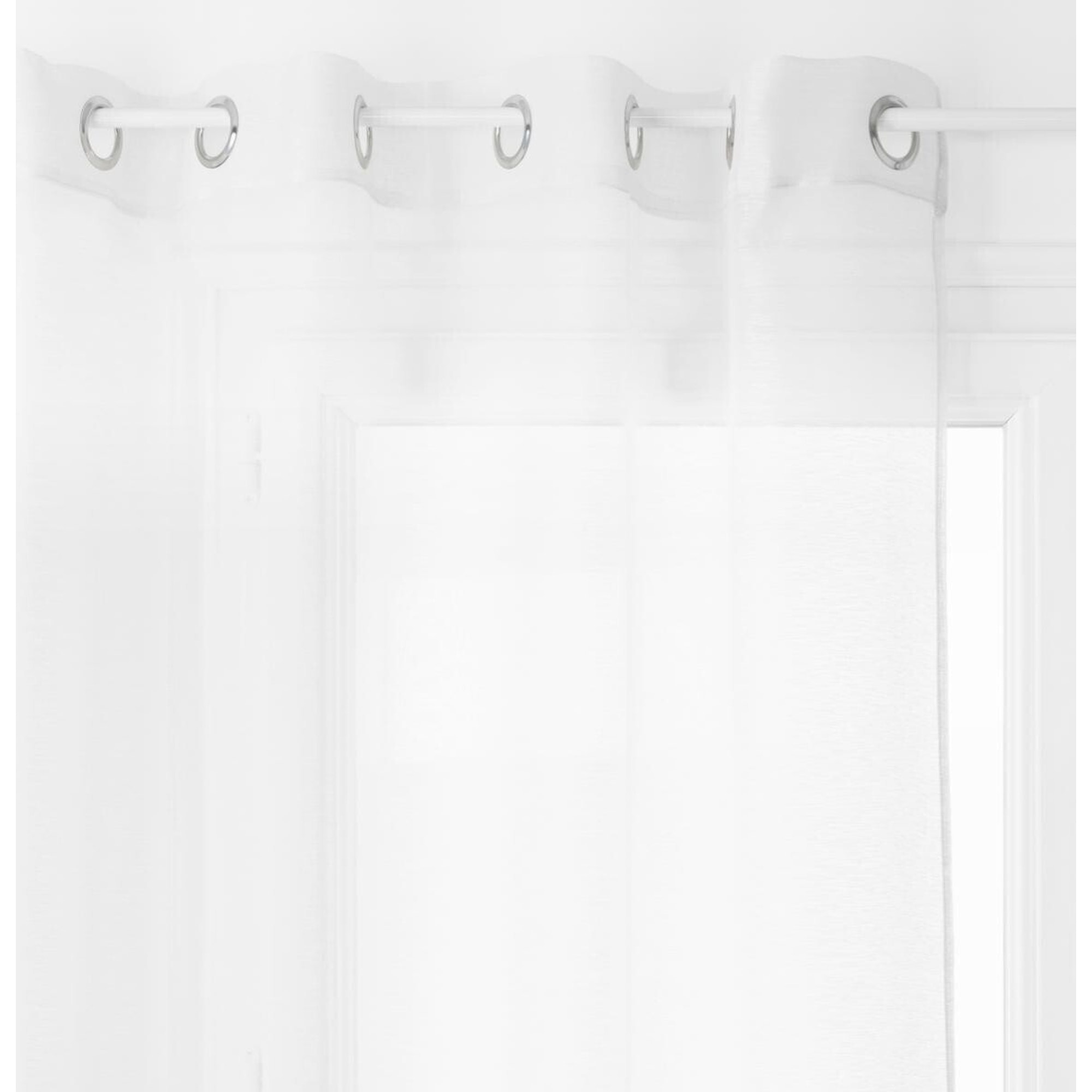 Cortina blanca transparente "moly" 135x240