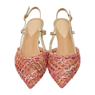 Decolletè cinturino regolabile - tacco 7,0 cm