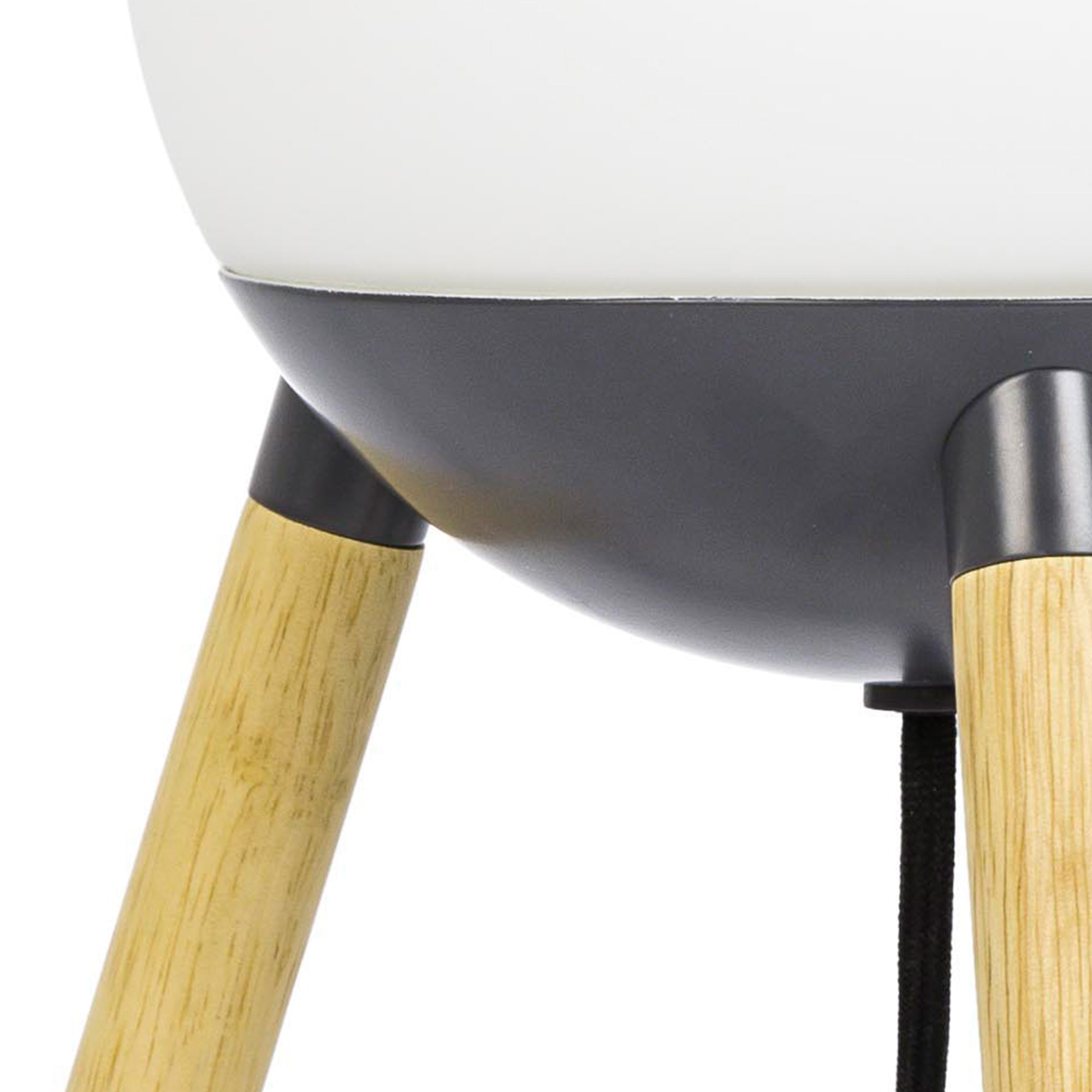 MINE PC Lampada da tavolo grigia