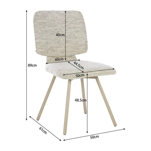 Chaise pivotante Tess Kare Design