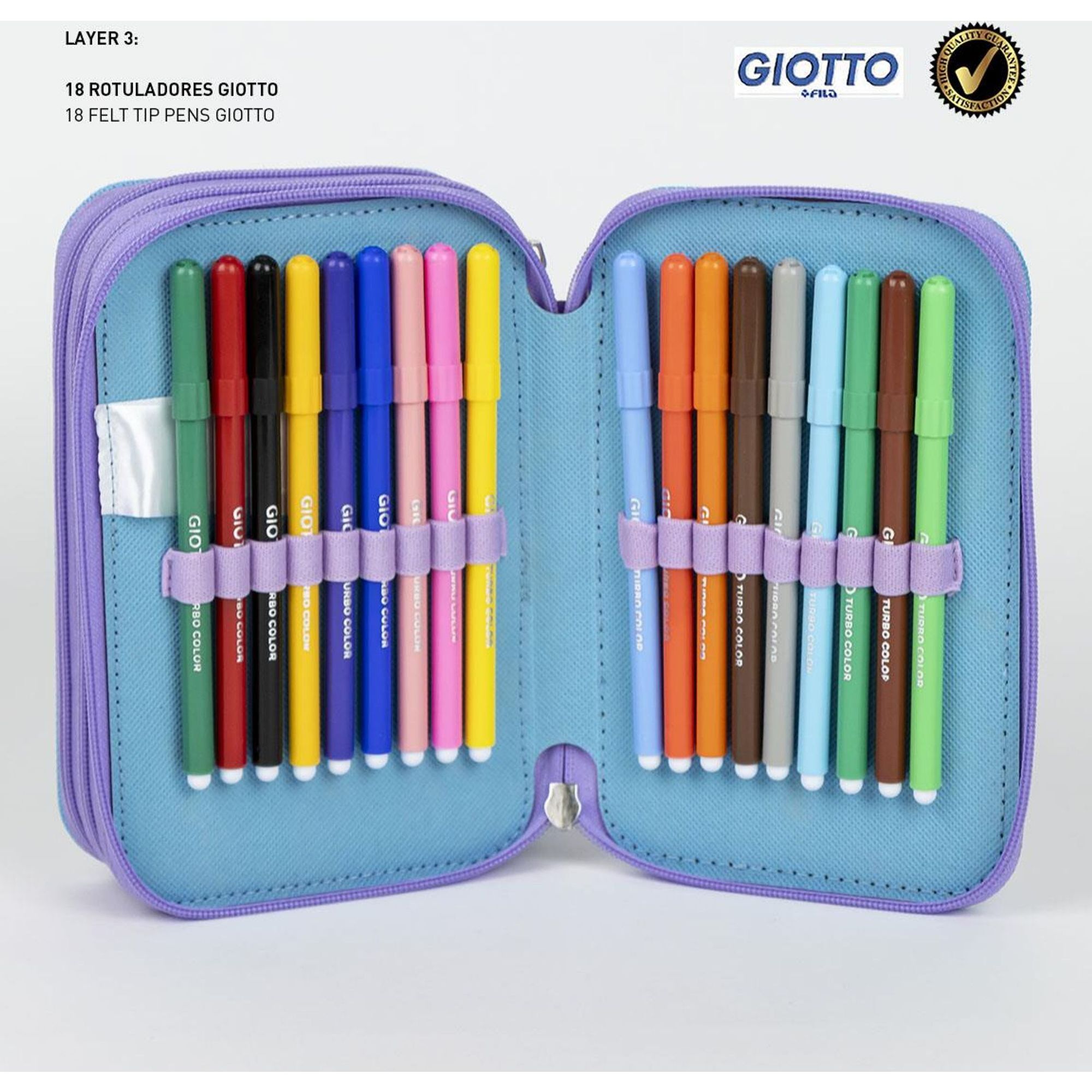 Plumier Con Accesorios Giotto Frozen