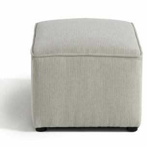 Canopy - pouf - en tissu texturé - Beige
