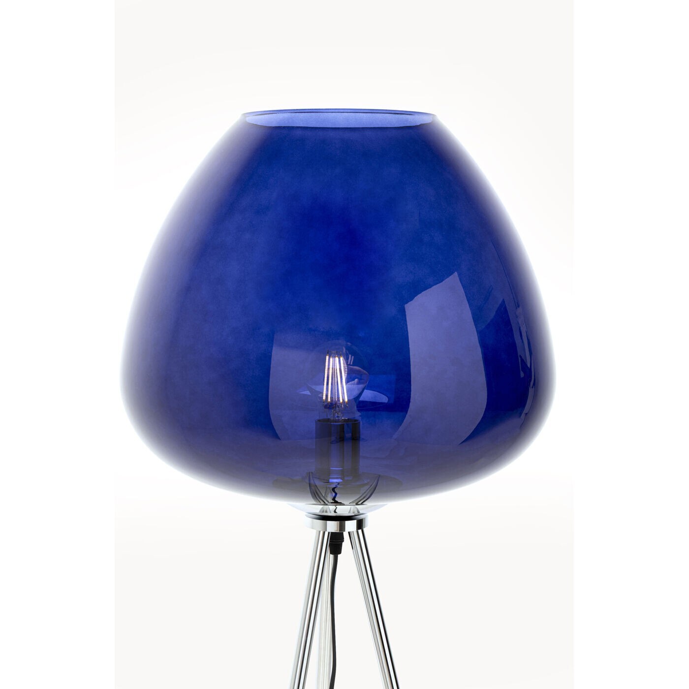 Lampadaire Sphere 146cm bleu Kare Design