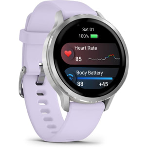Montre sport GARMIN Venu 4 Gris/Silver Silicone Pervenche 41