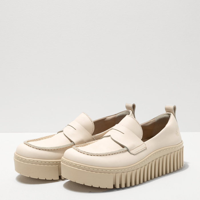 Zapatos 1530 GRASS WAXED CREAM/BRIGHTON color Cream