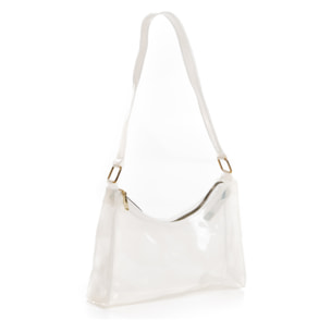 Zeri bolso de hombro de PVC transparente.