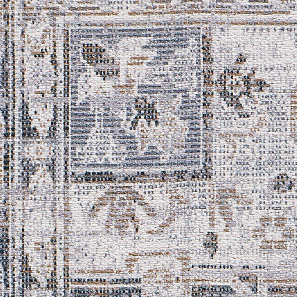 NEILA Alfombra vintage plegable en gris, varias medidas disponibles