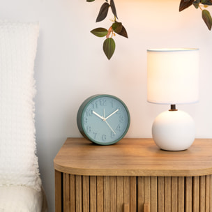 Lampe céramique "Timéo" blanc mat H25cm
