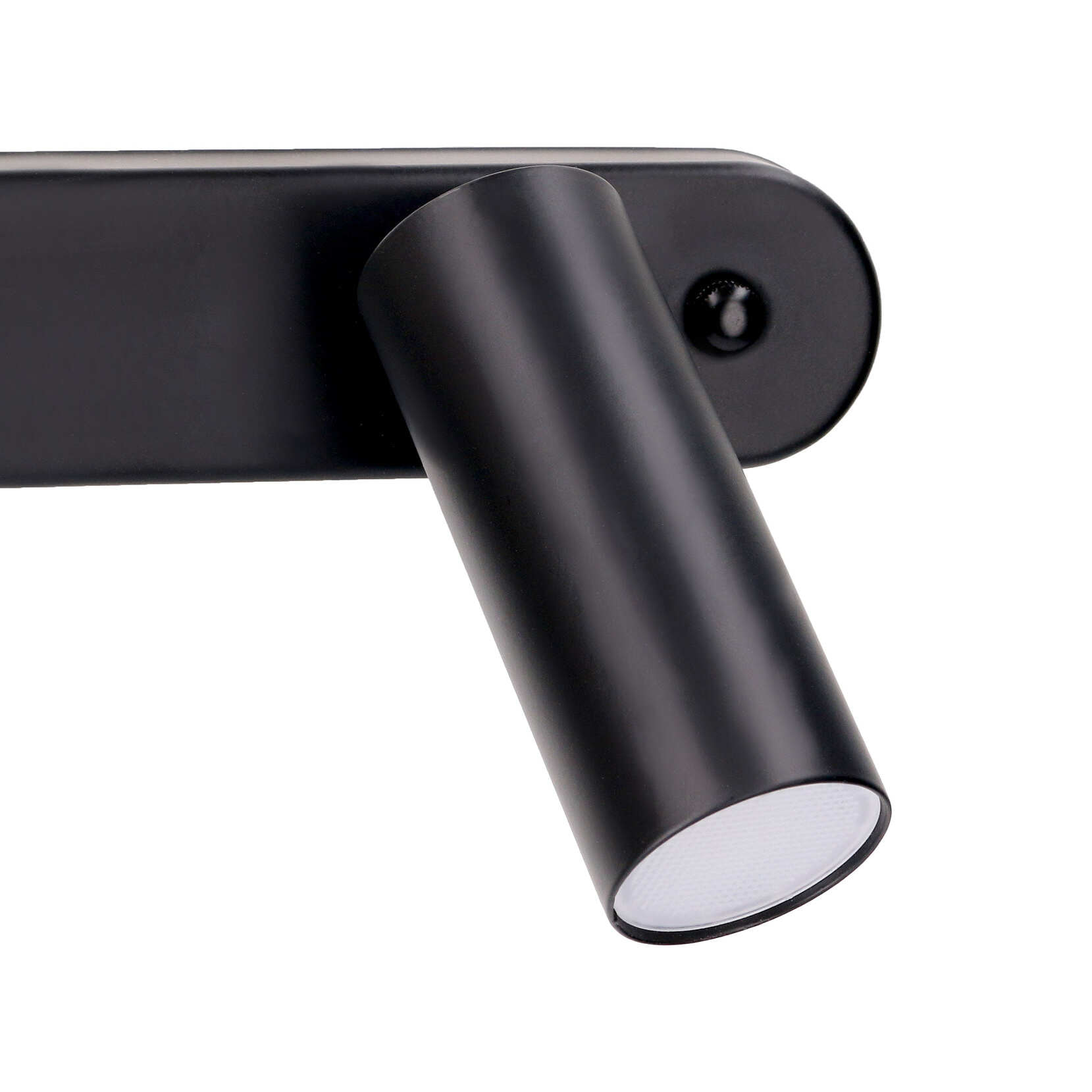 Forlight Focos LED Integrados 4000K - Iluminación Moderna para Hogar, Acabado Negro Prismatizado, Material Resistente en Acero y Policarbonato, Serie Logos Triple
