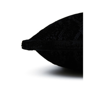 PHILIPP PLEIN Velvet Cushion Python Print 40x40