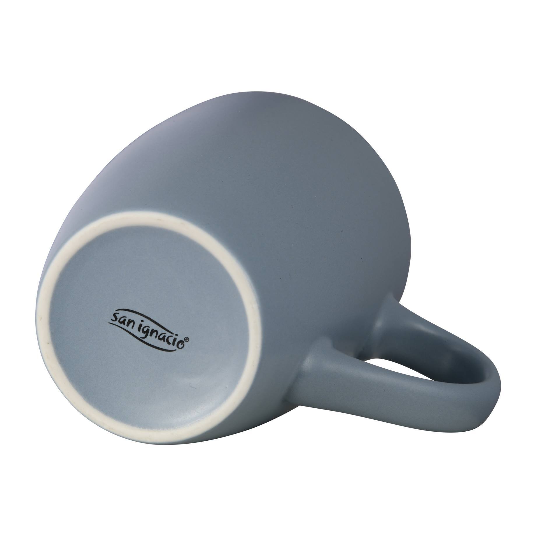 Juego de 2 tazas 340ml san ignacio en porcelana bone 8,3x5,7x10,2cm