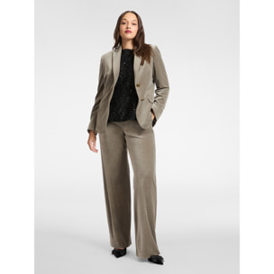 Elena Mirò - Pantaloni in velluto - Grigio