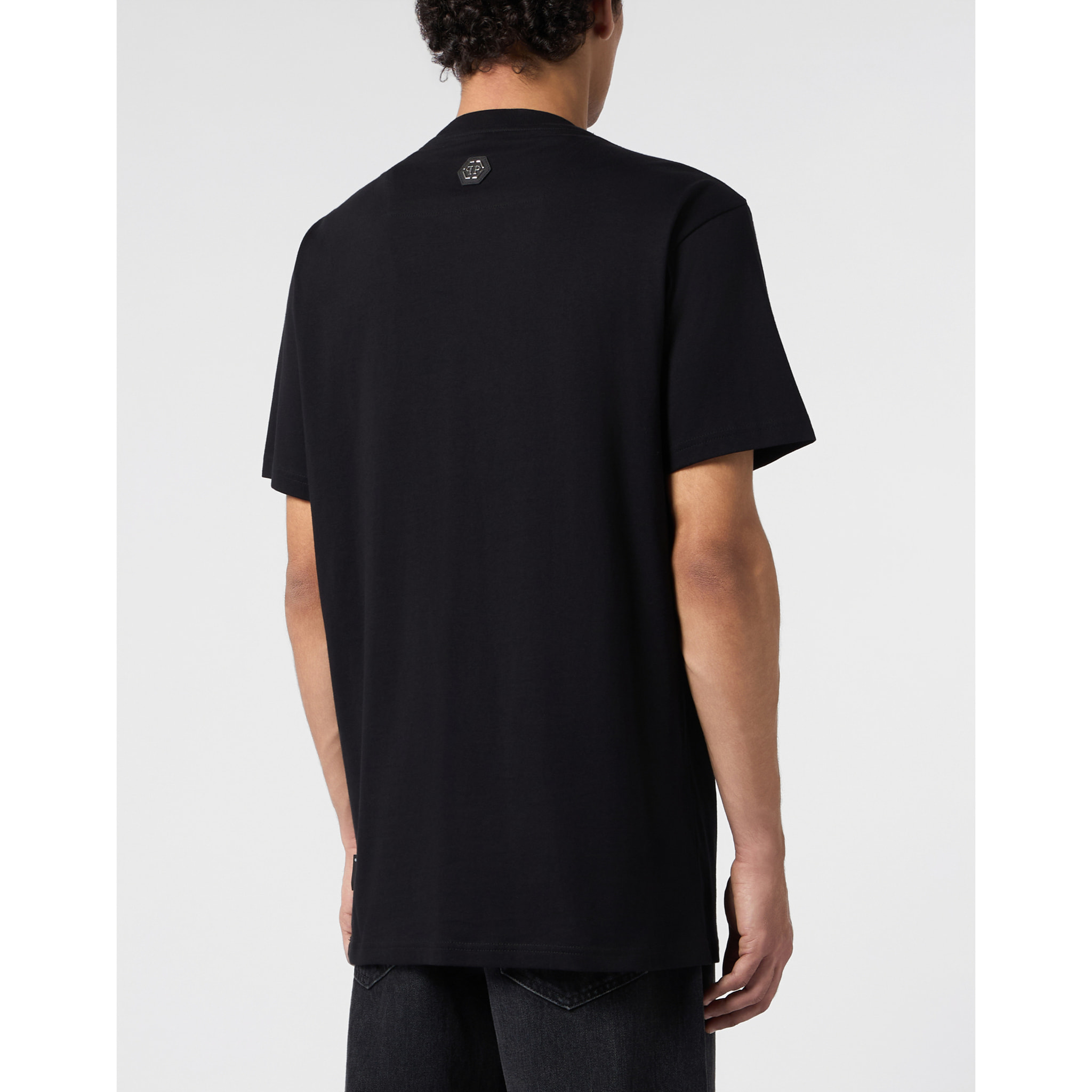 PHILIPP PLEIN Camiseta de cuello redondo y manga corta DRAGON