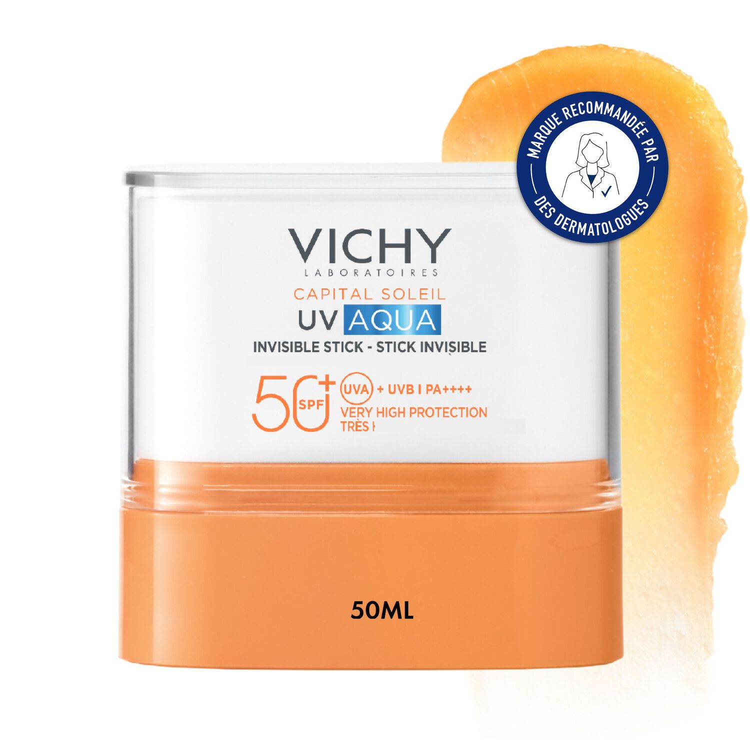 Capital Soleil UV-Aqua SPF50+ - Stick Invisible Visage et Lévres