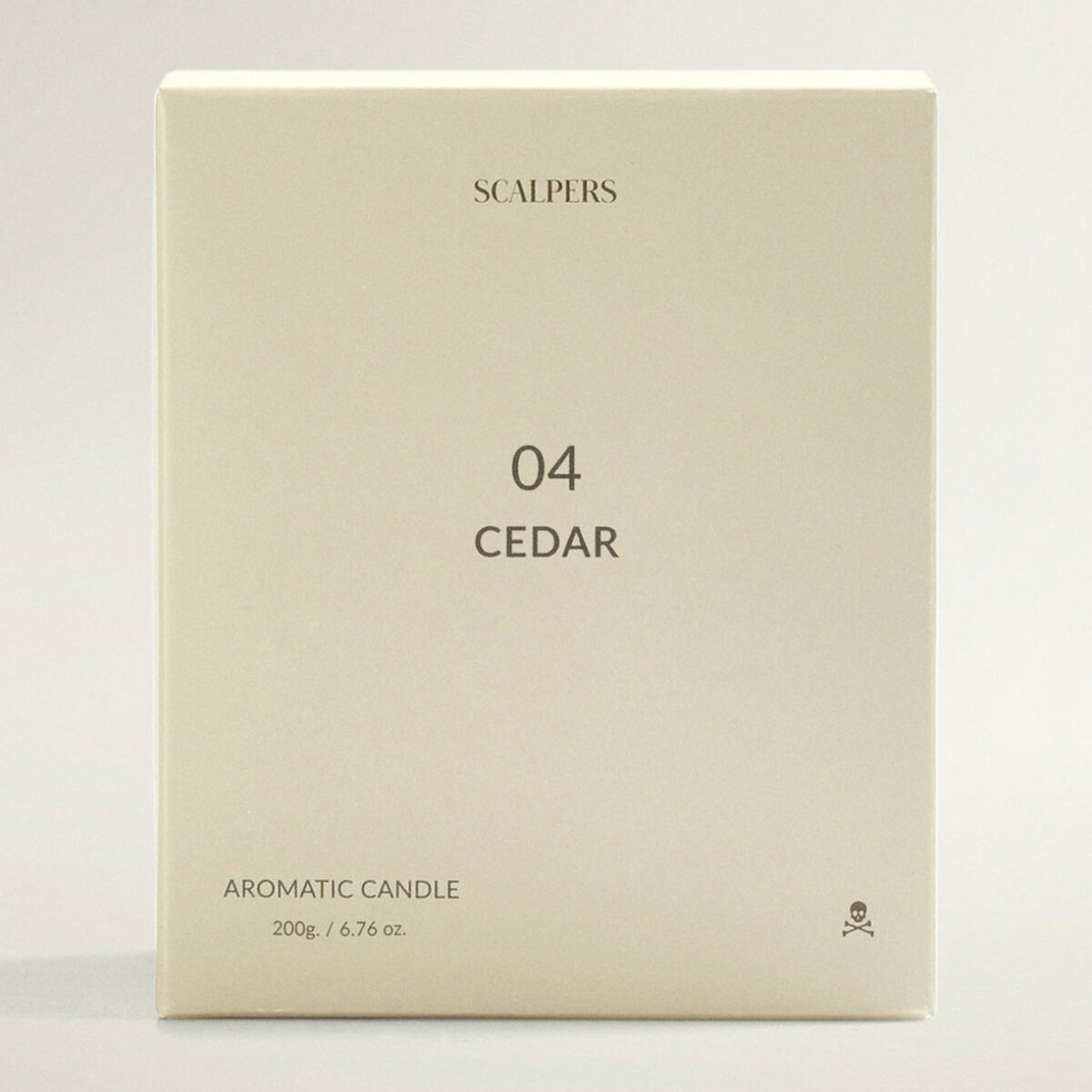 Set de 2 velas aromáticas 200gr aroma cedro scalpers