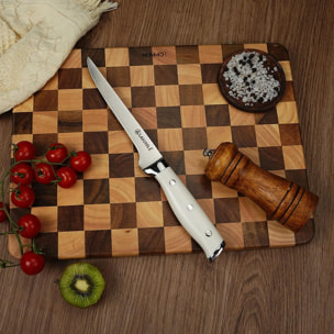 Couteau à désosser blanc 29cm - "Elégance"