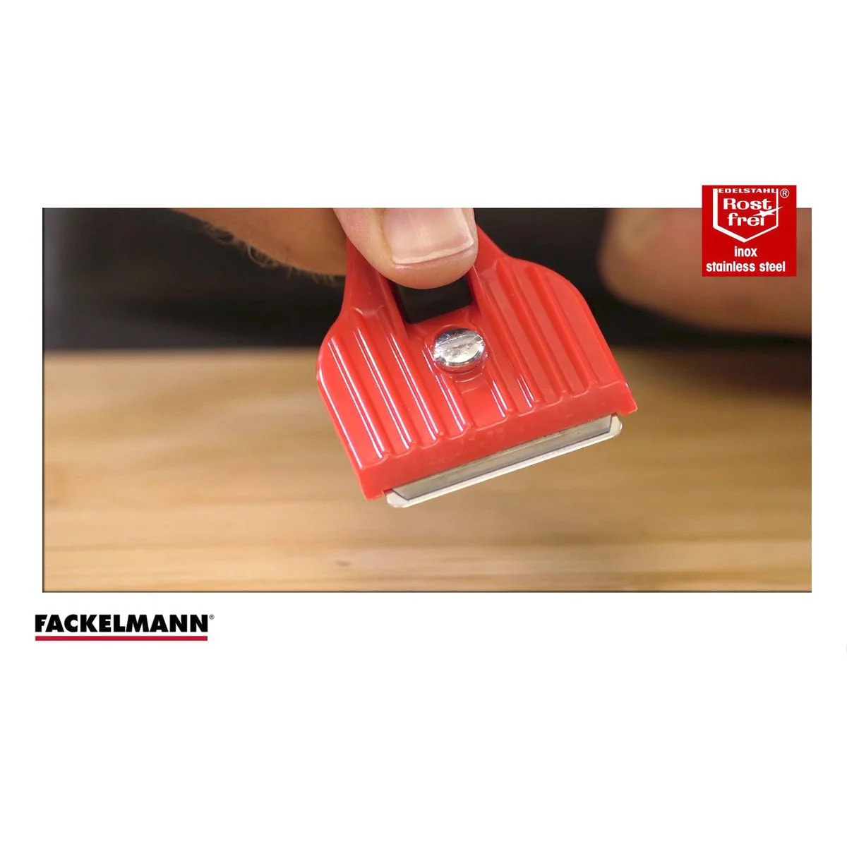 Lot de 2 racloirs de nettoyage avec 2 ustensiles de cuisine Fackelmann Tecno