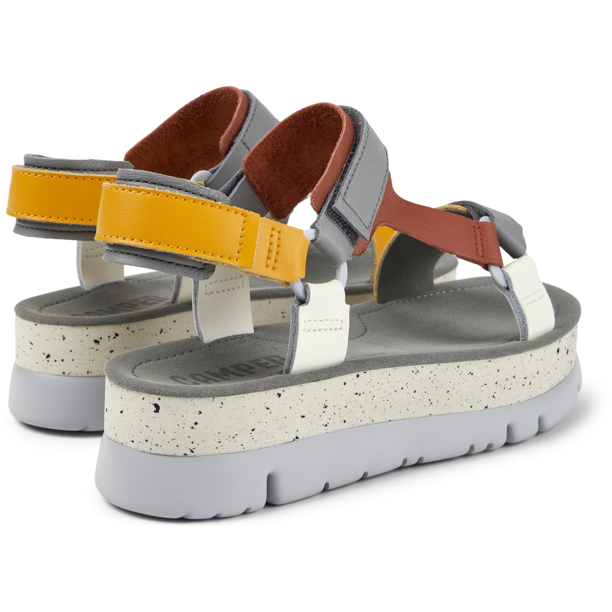 Sandalias - CAMPER Oruga Up - Multicolor - Cuero liso