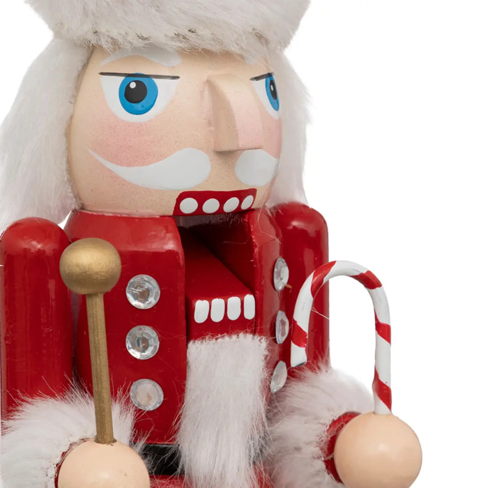 Objet "Casse noisette" père noël H25cm