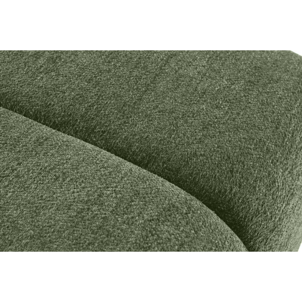 Curtis - canapé d'angle gauche 4 places en tissu texturé - Vert
