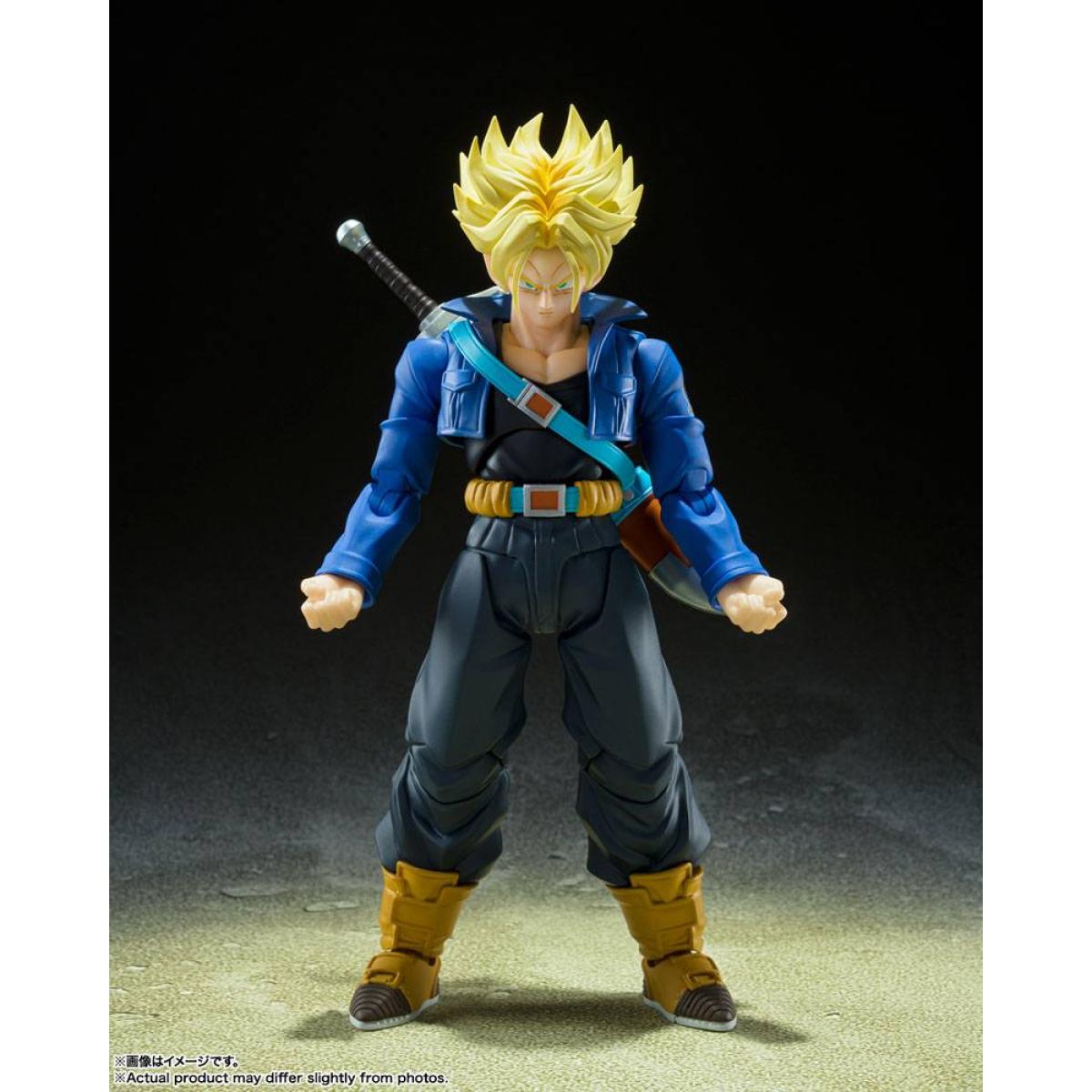 Dragon Ball Z S.h. Figuarts Action Figura Super Saiyan Trunks (the Boy From The Future) 14 Cm Bandai Tamashii Nations