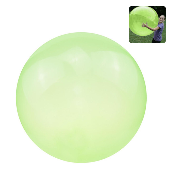 Palla a bolle gigante. Gonfiabile ad acqua o ad aria, 120 cm.