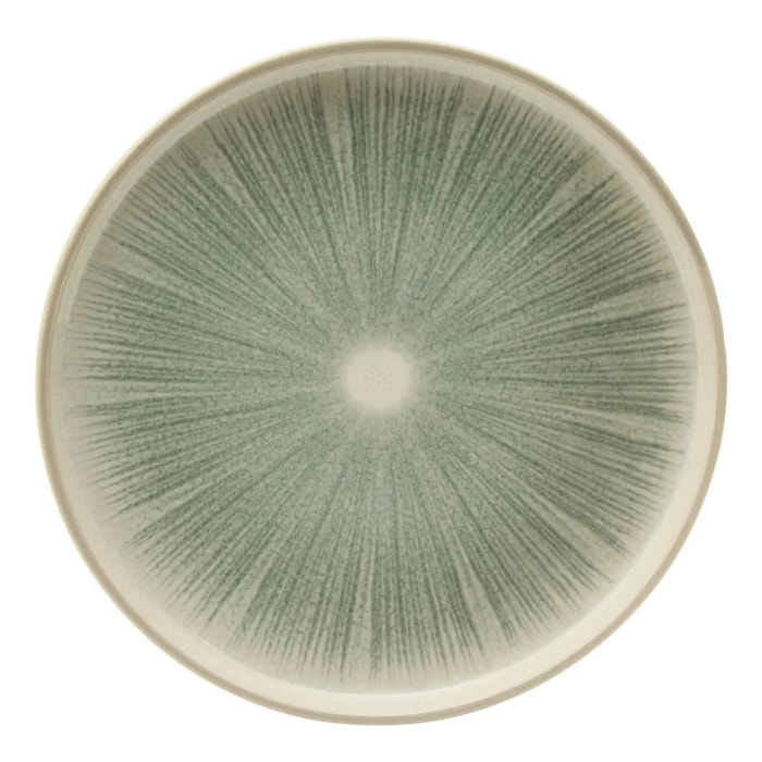 Lot de 4 Assiettes Eva vert