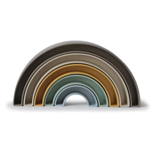 Mushie Arcoiris Apilables Solid