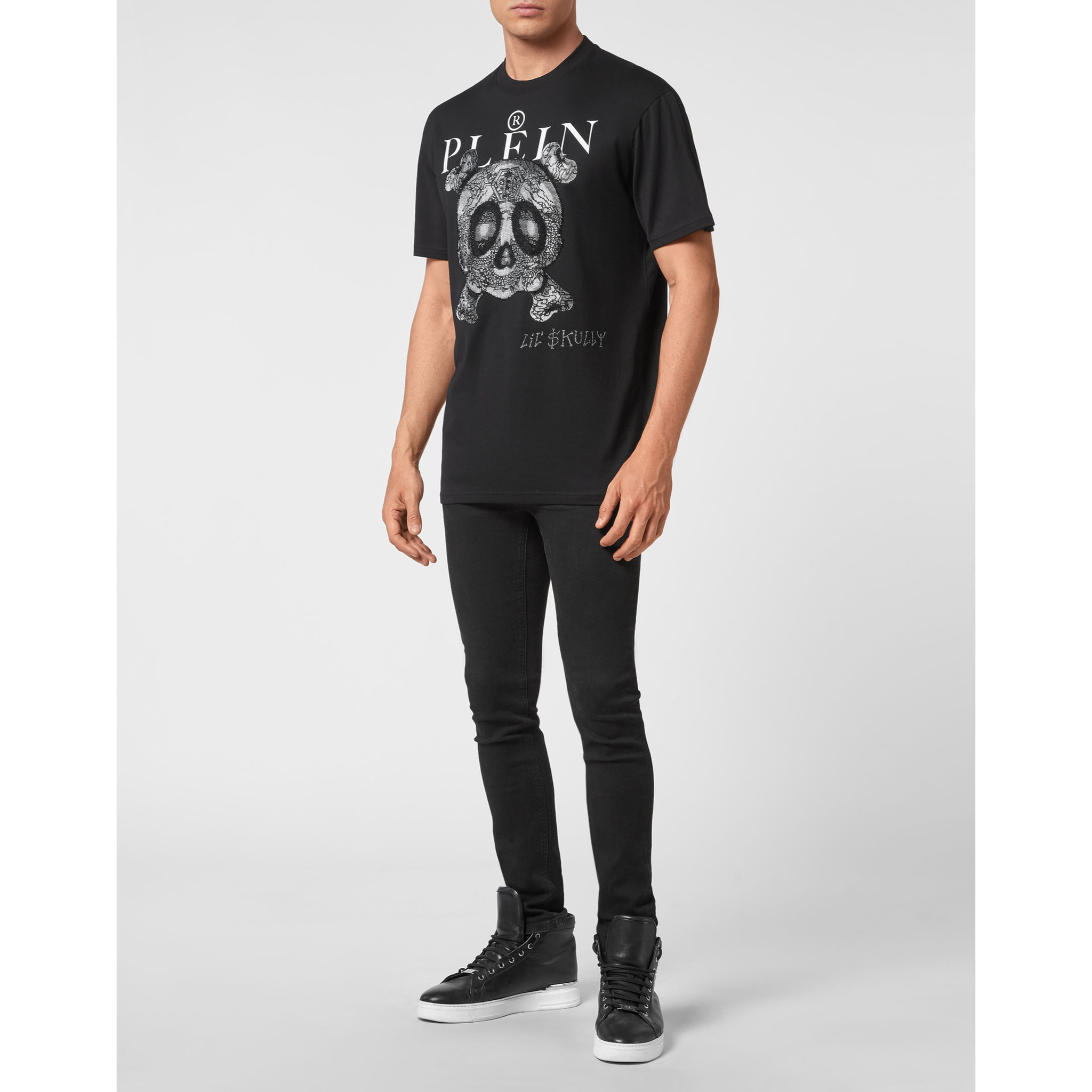 PHILIPP PLEIN T-Shirt Round Neck LIL’ MONSTERS GANG