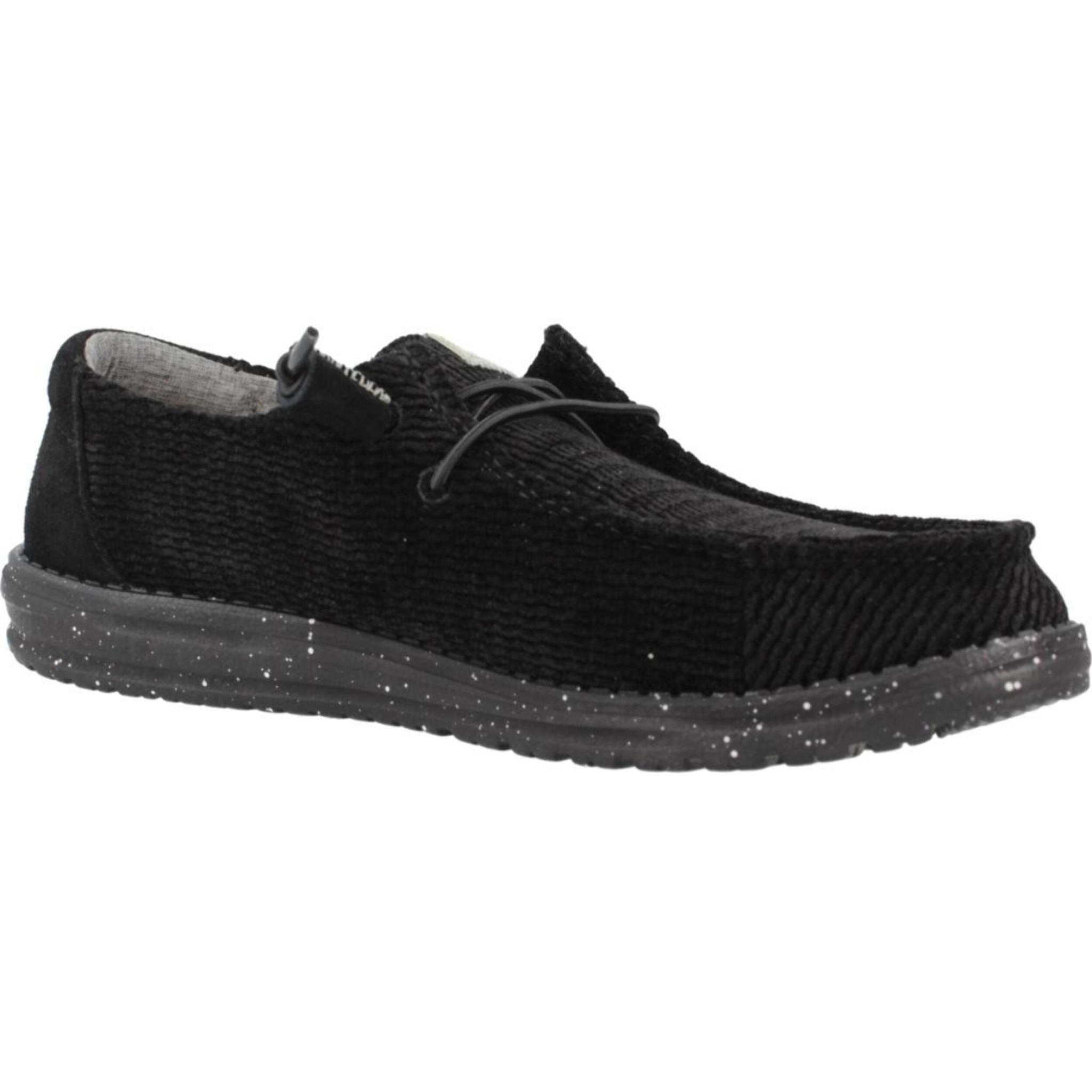 Zapatos Casual Mujer de la marca HEY DUDE  modelo WAVE CORDUROY NEGRO