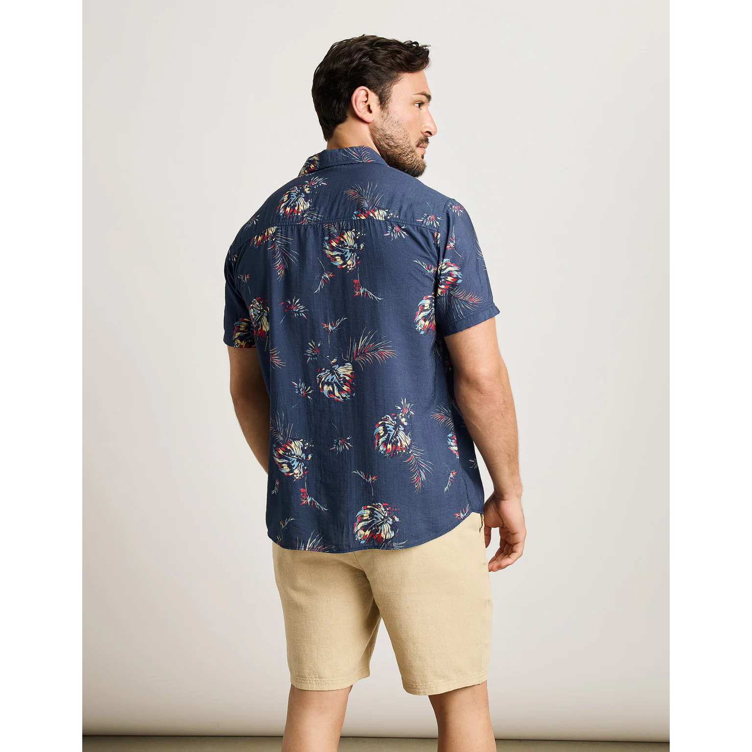 Camisa Manga Corta Azul Marino - Chofy