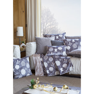PLAID REVERSIBLE DE TERCIOPELO DE NAVIDAD RUSTIC  130x170 cm
