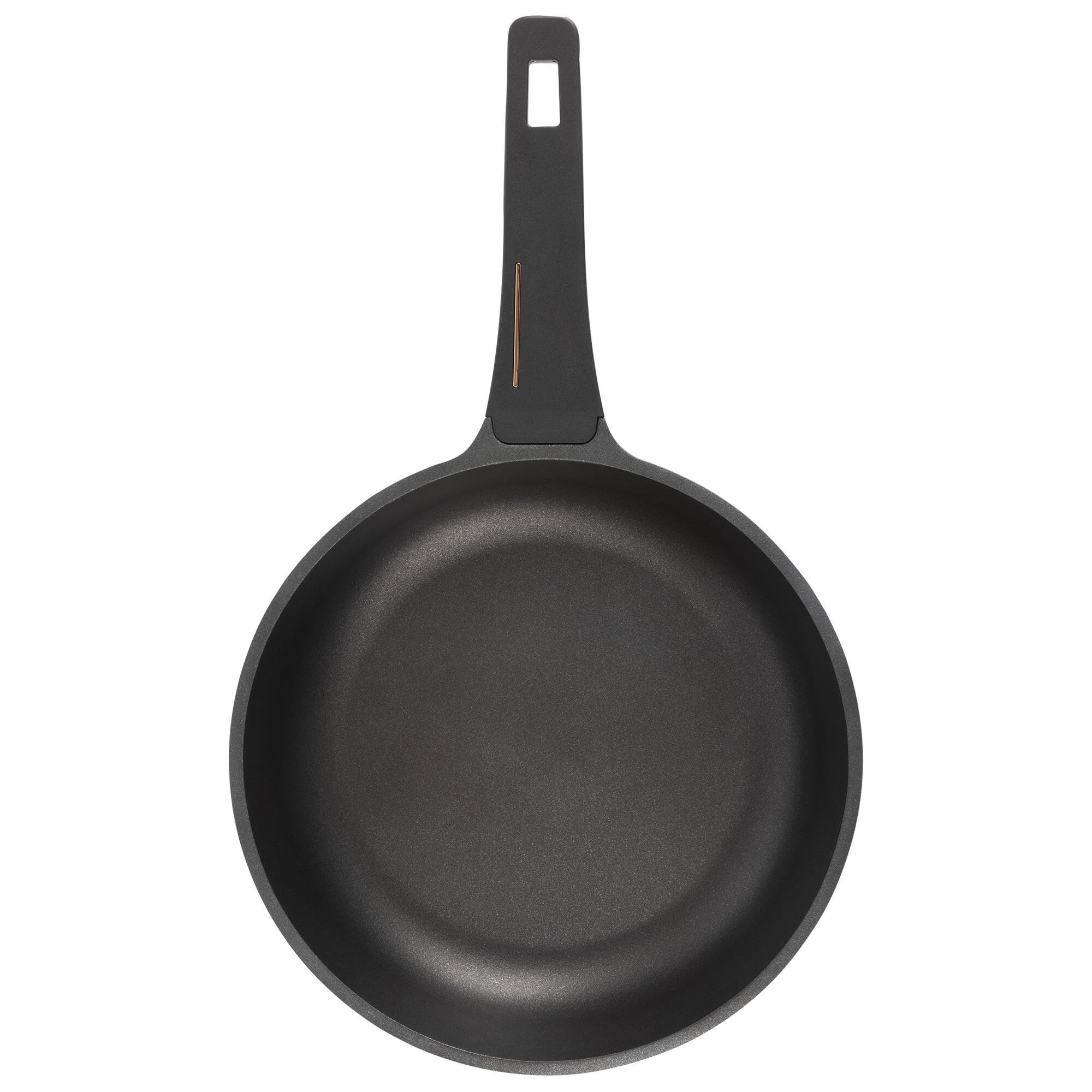 Juego de 2 sartenes ø24ø28cm en aluminio fundido con mango de baquelita