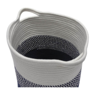 Lot de 3 paniers rond en corde de coton tressée - COTI