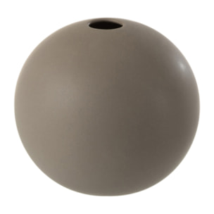 J-Line Vase Boule Ceramique Gris Fonce Small