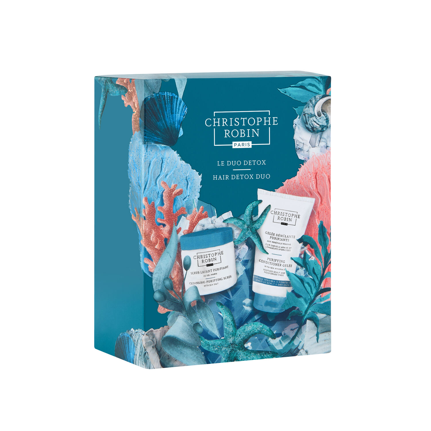 Duo Détox - Coffret Cheveux Scrub Lavant 40ml + Gelée Démaquillante 75ml