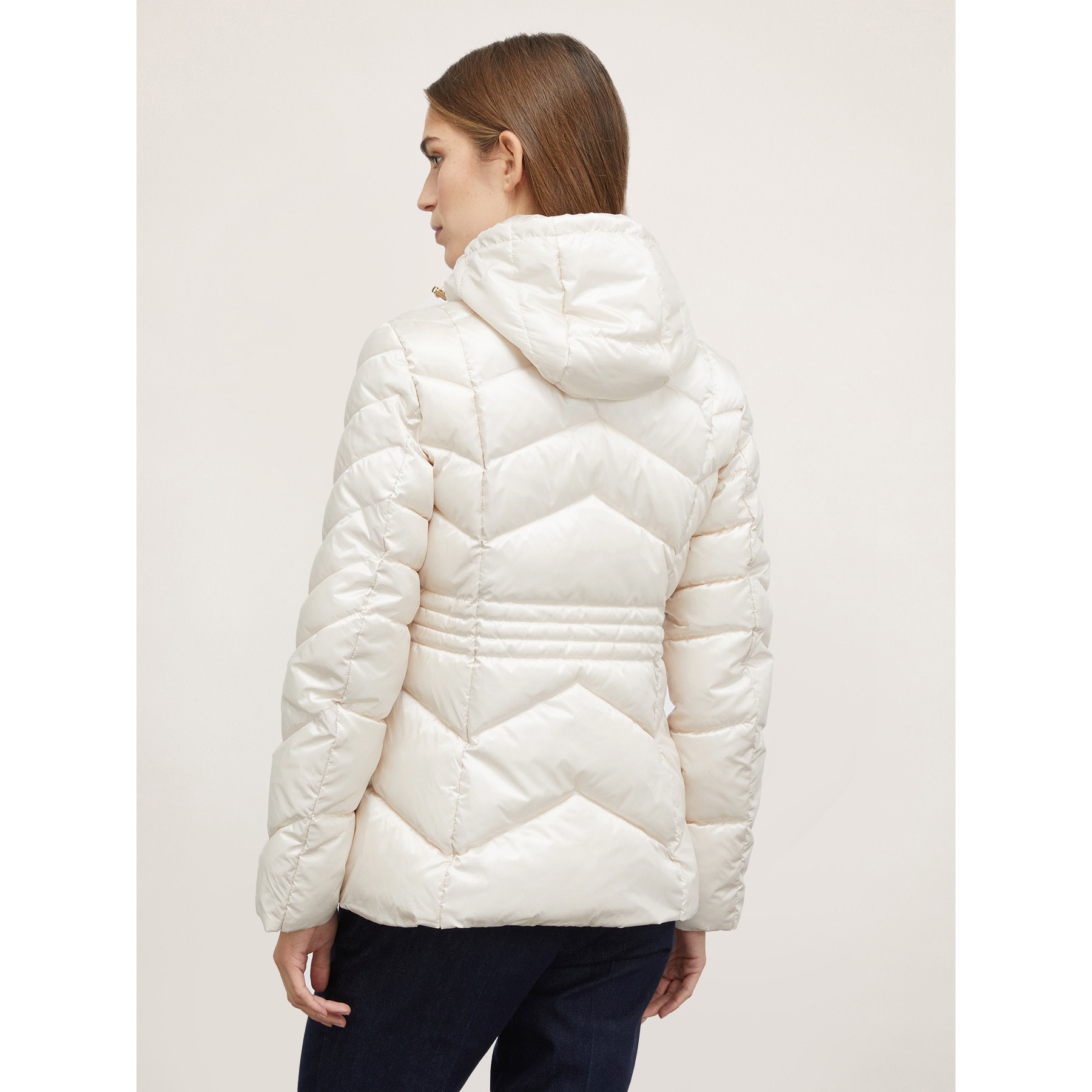 Motivi - Chaqueta acolchada con capucha - Blanco