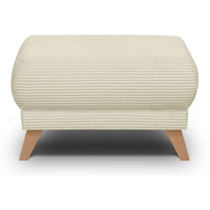 Pouf en velours côtelé - LARIA